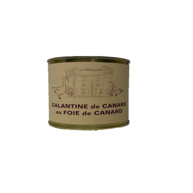 Galantine au foie gras de canard 400g - La Bélaudie Havard