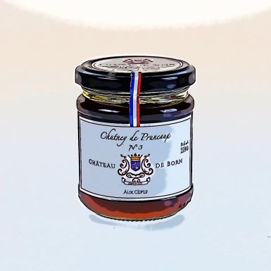Chutney de pruneaux d'Agen mi-cuits aux cassis et Airelles  - Château de Born